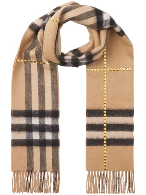 burberry studded scarf